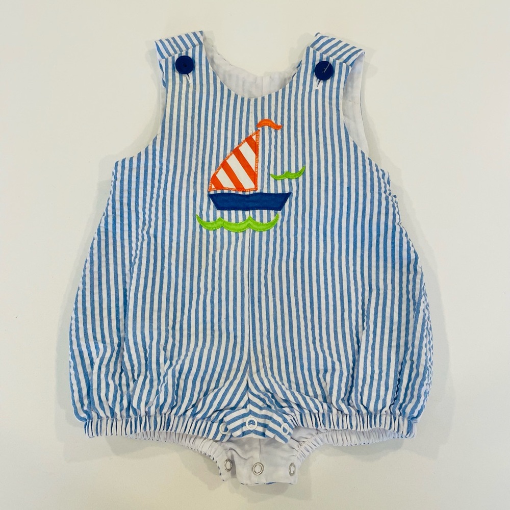 Adorable Smocked Sailboat Bubble